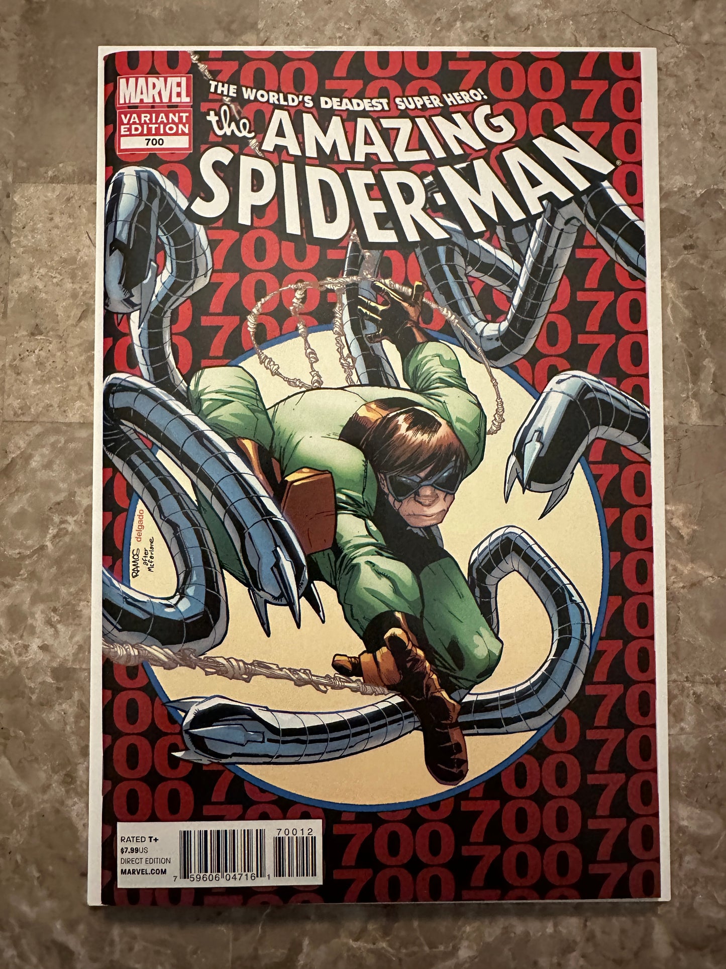 Amazing Spider-Man #700 2nd Print Ramos Cover (Marvel Comics 2013)
