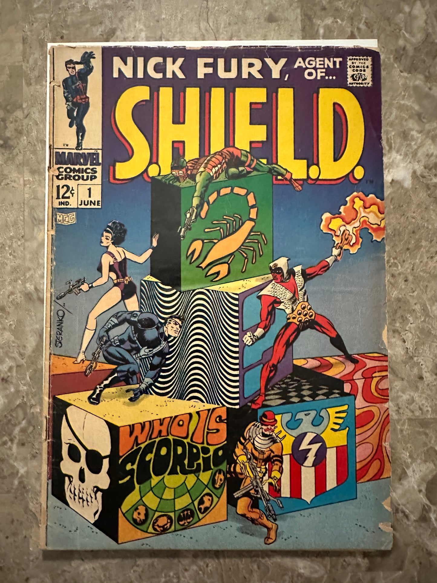 Nick Fury Agent of S.H.I.E.L.D #1 G 2.0 Low Grade (1968 Marvel)