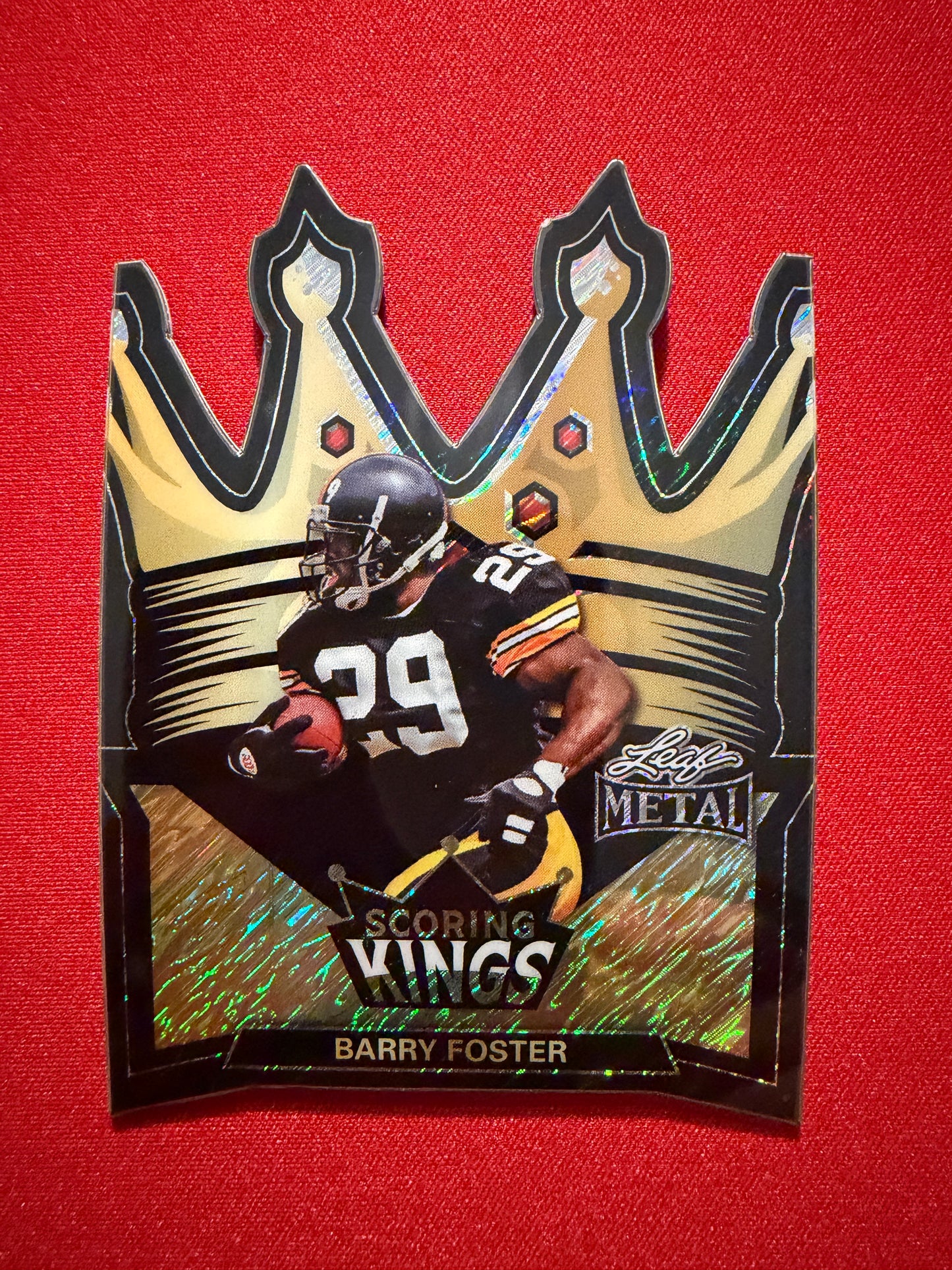 2026 Leaf Metal Barry Foster Scoring Kings Black Shimmer 1/1 Color Match