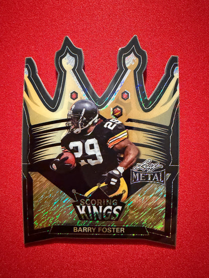 2026 Leaf Metal Barry Foster Scoring Kings Black Shimmer 1/1 Color Match
