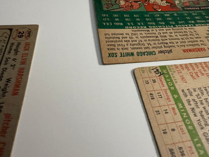 Jack Harshman #104,173,29 (1954,1955,1956 Topps) - Lower Grade