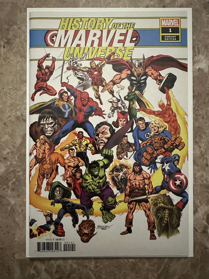 History of the Marvel Universe 1:100 NM 9.4 (2019 Marvel) - John Buscema