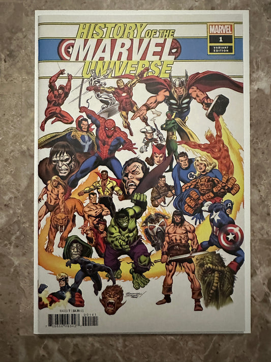 History of the Marvel Universe 1:100 NM 9.4 (2019 Marvel) - John Buscema