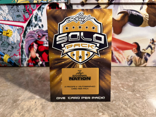 2025 Leaf Football Nation Solo Edition Pack - 1 Auto + 2 Proofs