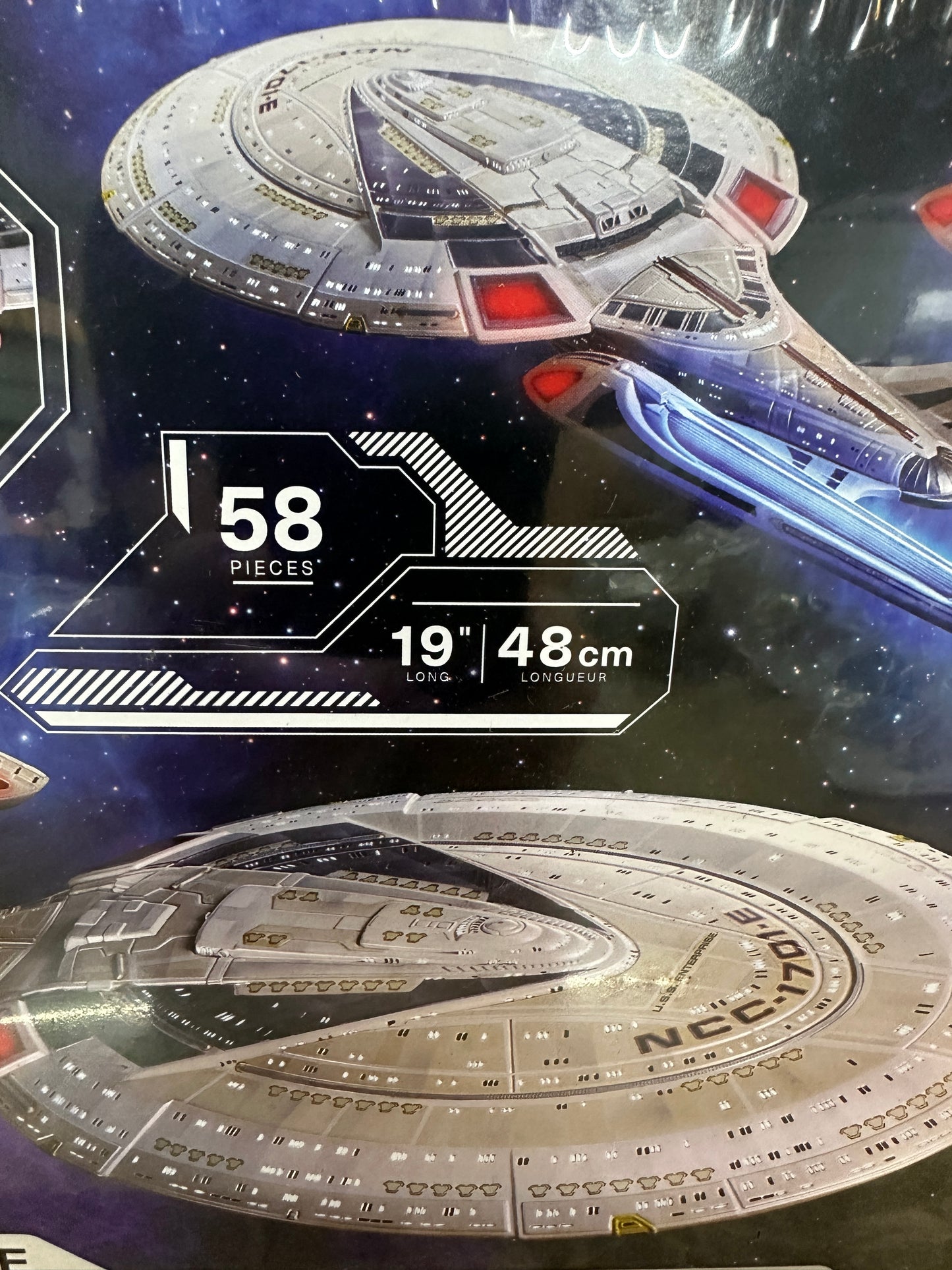 Star Trek U.S.S. Enterprise NCC-1701-E Translucent 1:140 Scale Model Kit