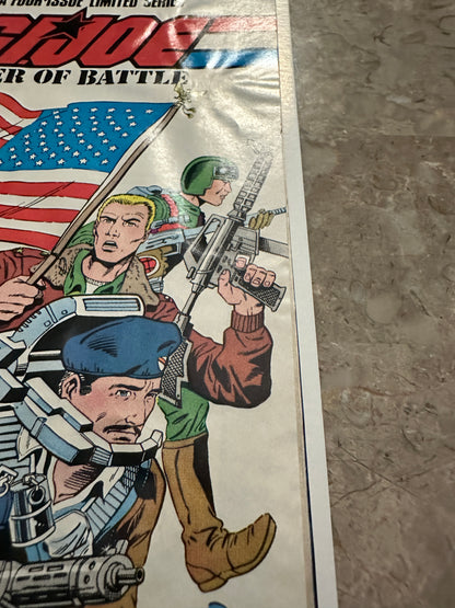 G.I. Joe: Order of Battle #1-3 Some Newsstand (Marvel 1986)
