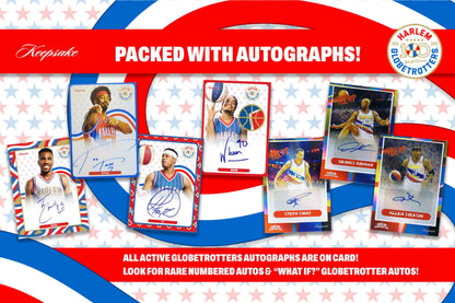 2026 Harlem Globetrotters 100th Anniversary Keepsake Premiere Breakers 10-Box Case