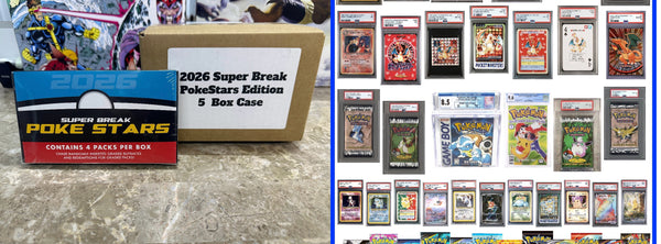 2026 Super Break Pokemon PokeStars Series 1 and Series 2 2-Case Lot