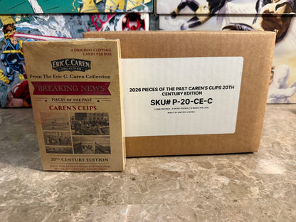 2026 Pieces of the Past Caren’s Clips 20th Century Edition 10-Box Case