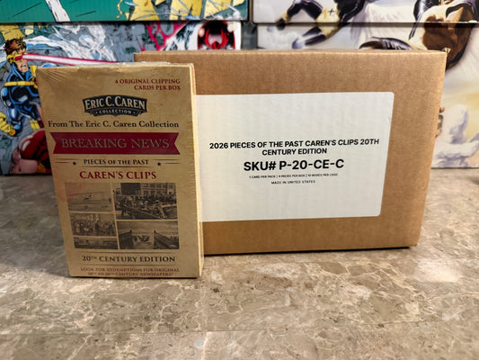 2026 Pieces of the Past Caren’s Clips 20th Century Edition 10-Box Case
