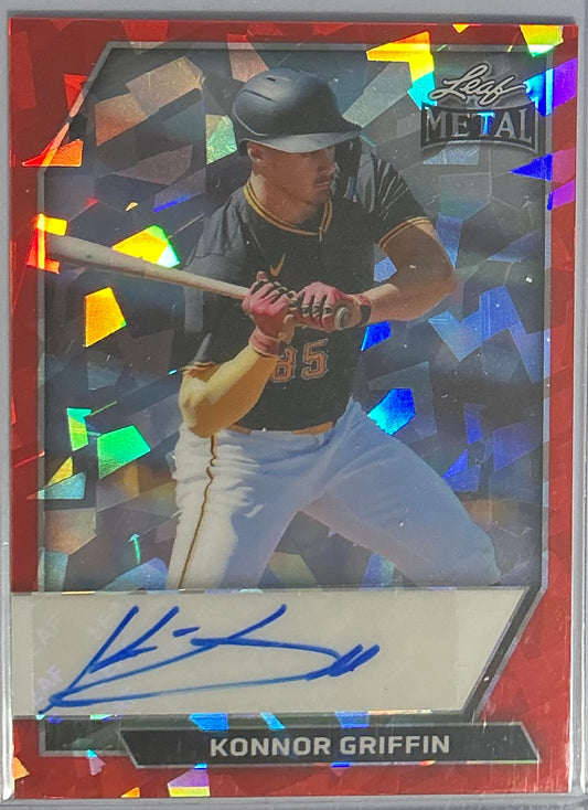 (2026/04/26) Konnor Griffin Auto 1/1 Crystal 2026 Leaf Metal Baseball