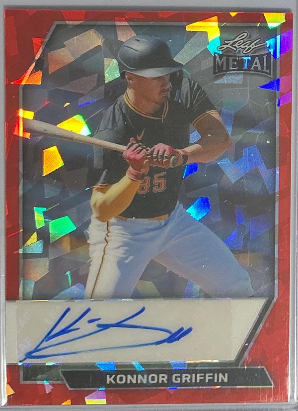 (2026/04/26) Konnor Griffin Auto 1/1 Crystal 2026 Leaf Metal Baseball