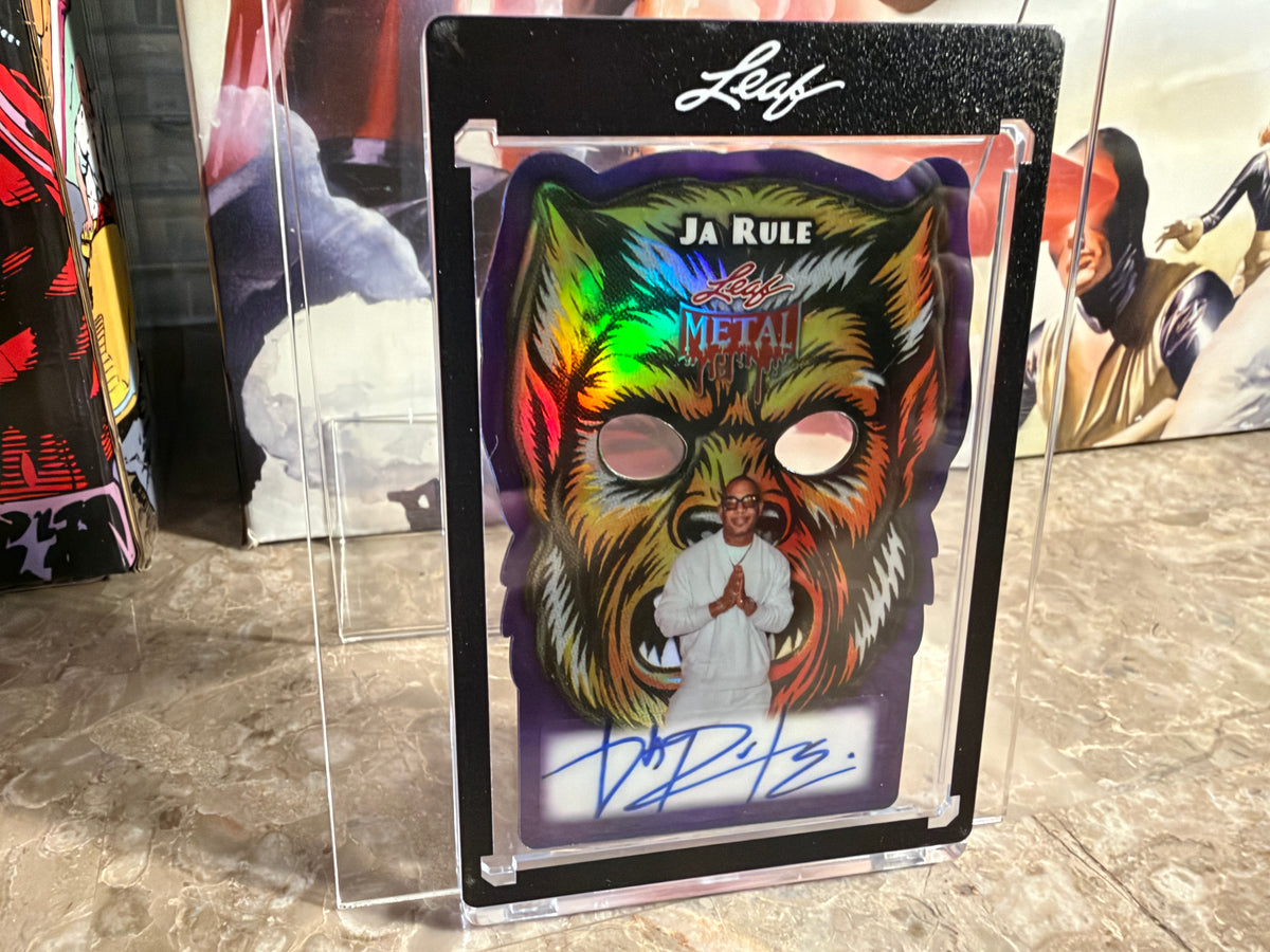 Ja Rule 2026 Leaf Metal Halloween Werewolf Die-Cut Auto Purple 5/5 Bookend