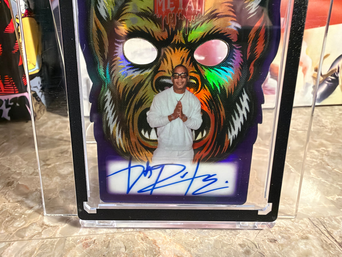 Ja Rule 2026 Leaf Metal Halloween Werewolf Die-Cut Auto Purple 5/5 Bookend