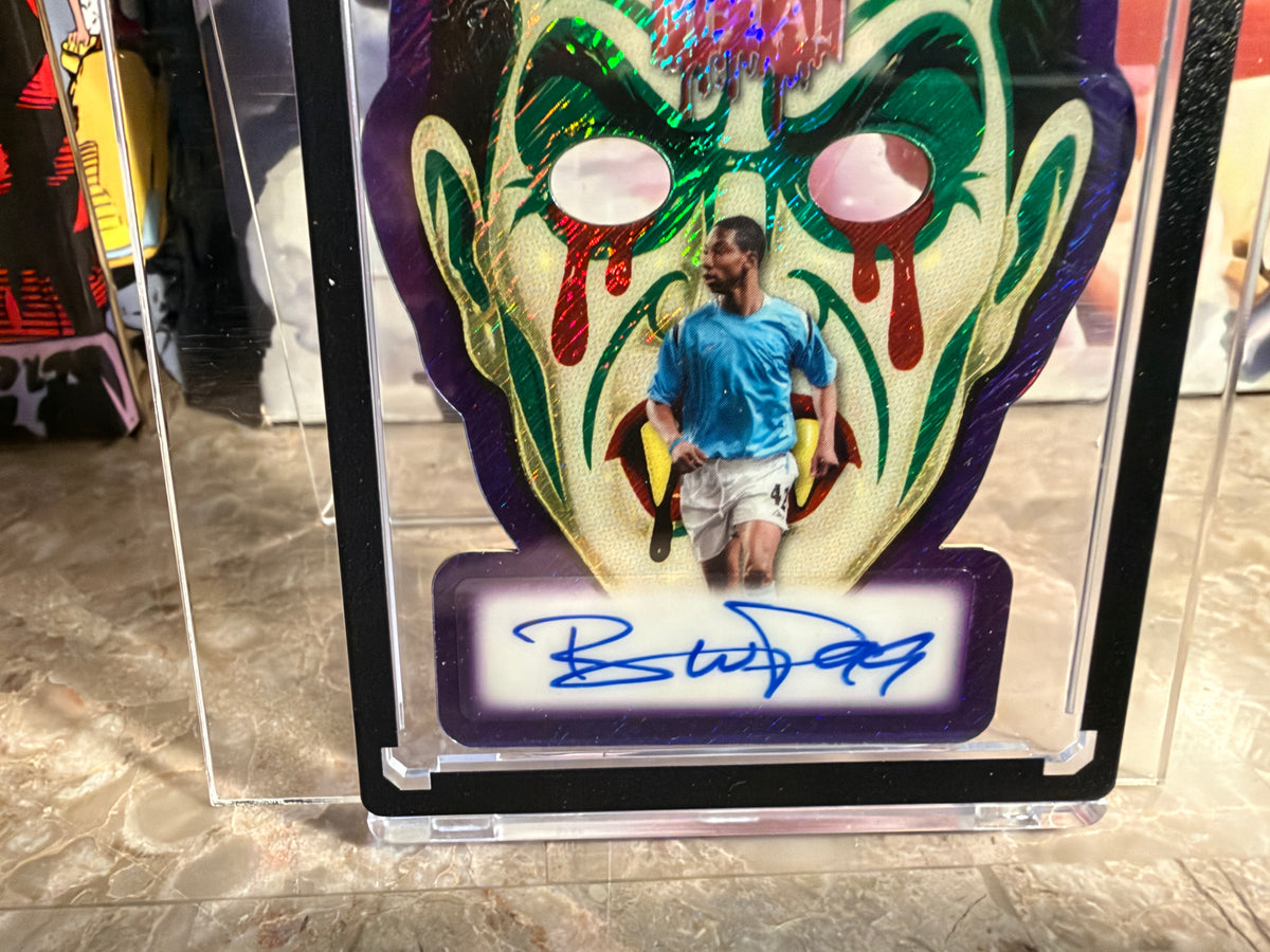 Bradley Wright-Phillips 2026 Leaf Metal Halloween Dracula Die-Cut Auto Purple /5