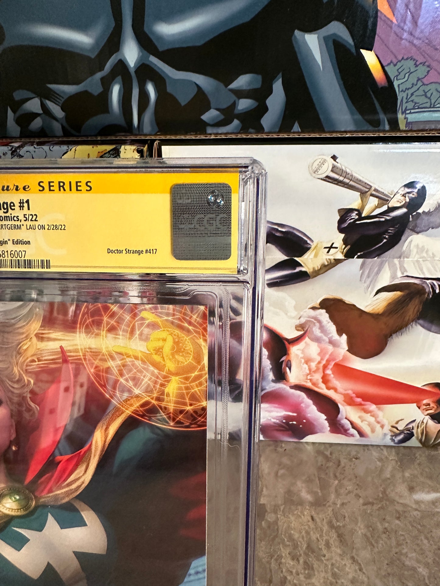 Strange #1 CGC 9.8 Lau Virgin Edition SS Gold Signature (2022 Marvel)