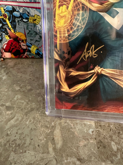 Strange #1 CGC 9.8 Lau Virgin Edition SS Gold Signature (2022 Marvel)