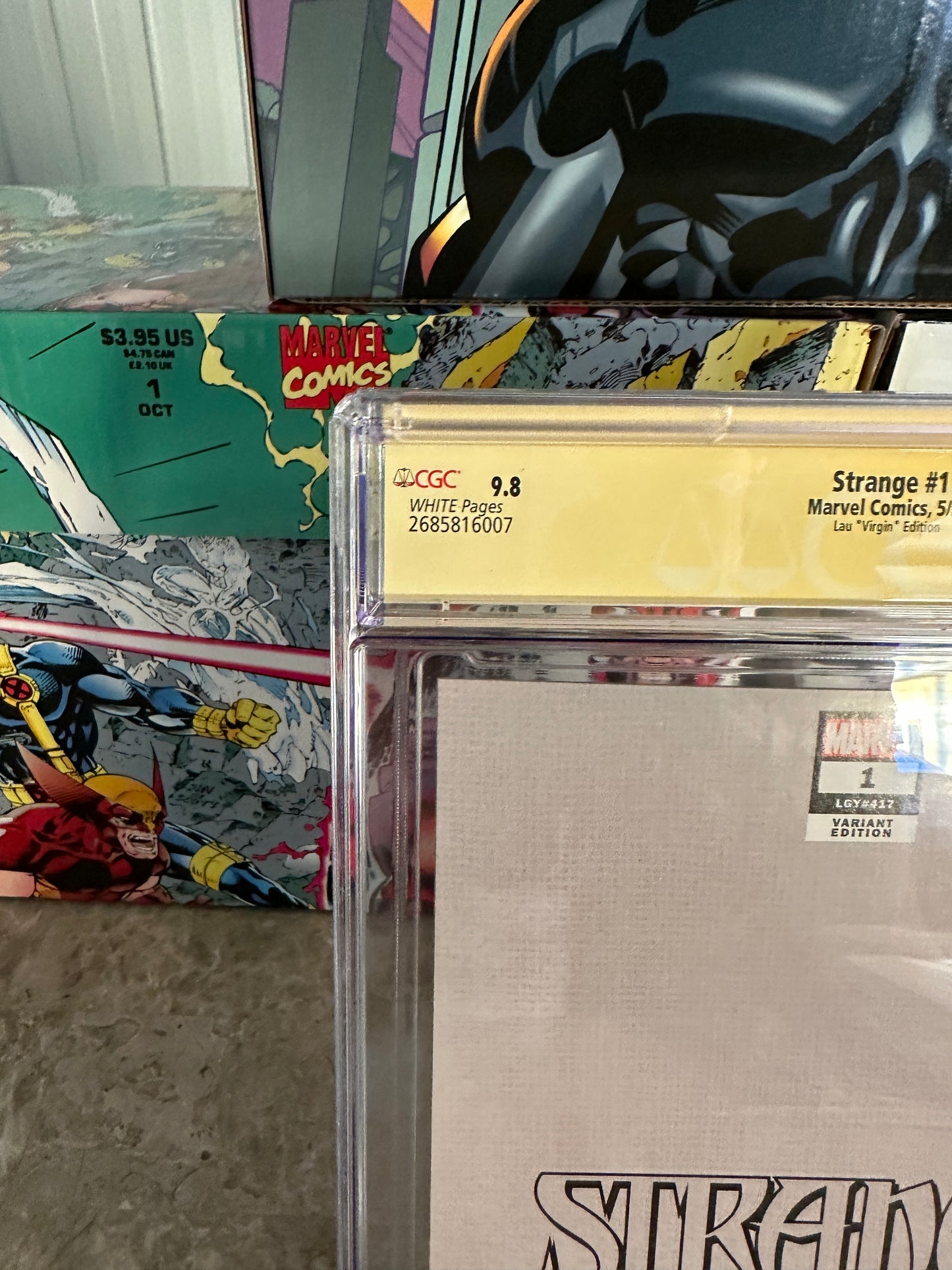 Strange #1 CGC 9.8 Lau Virgin Edition SS Gold Signature (2022 Marvel)