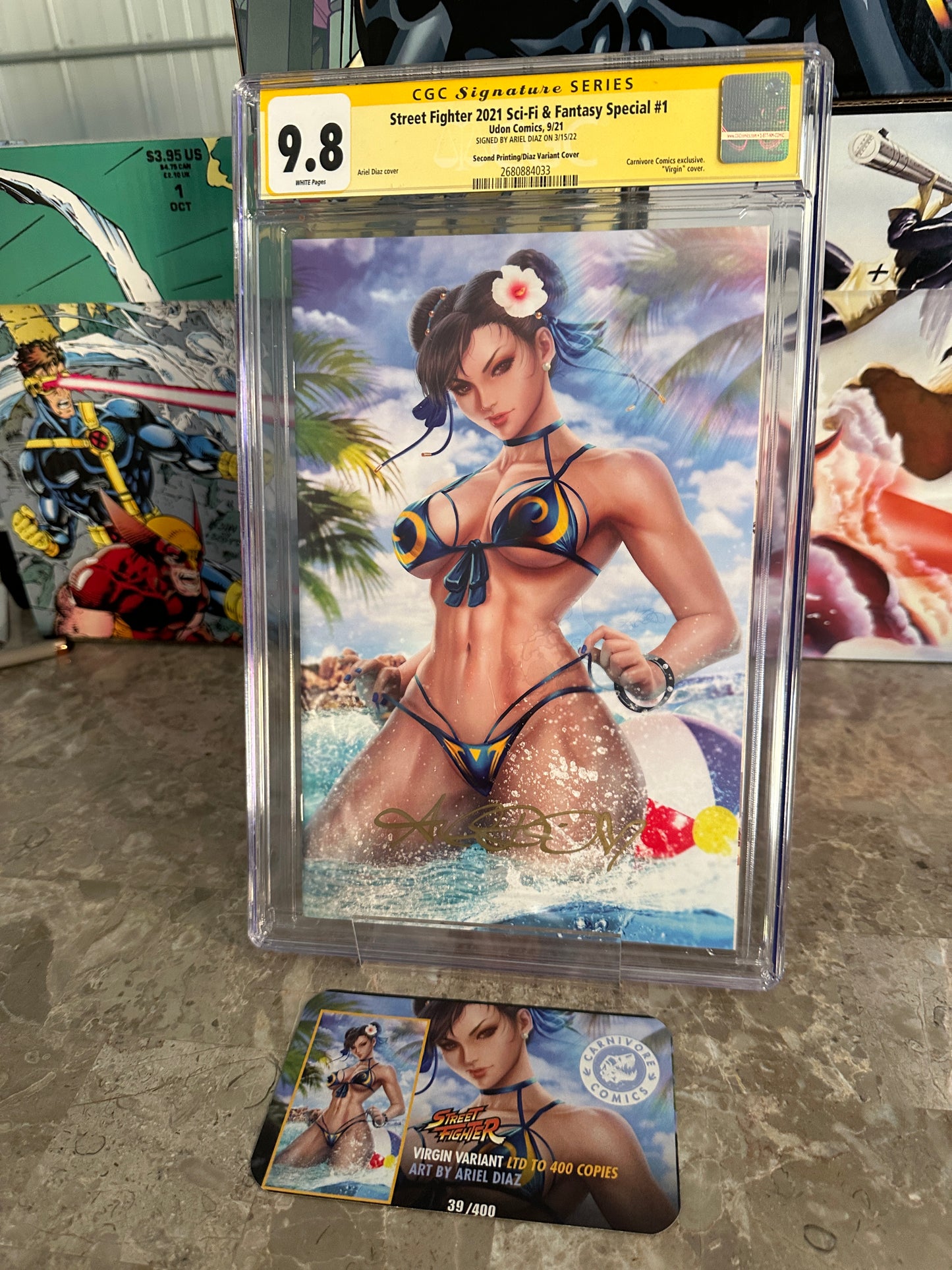 Street Fighter: 2021 Sci-Fi & Fantasy Special #1 CGC 9.8 SS Diaz Variant