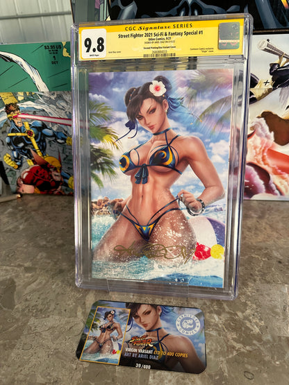 Street Fighter: 2021 Sci-Fi & Fantasy Special #1 CGC 9.8 SS Diaz Variant