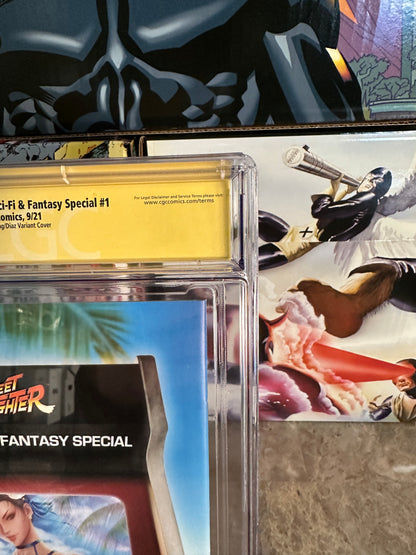 Street Fighter: 2021 Sci-Fi & Fantasy Special #1 CGC 9.8 SS Diaz Variant