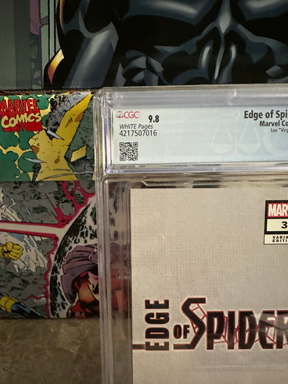Edge of Spider-verse #3 CGC 9.8 Lee Virgin Cover (2022 Marvel)