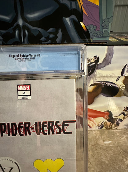 Edge of Spider-verse #3 CGC 9.8 Lee Virgin Cover (2022 Marvel)