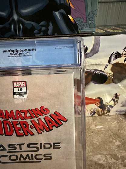 Amazing Spider-Man #19 Eastside Comics Convention CGC 9.8 SS Lau (2023 Marvel)
