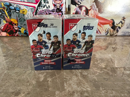 2022 Topps Chrome MLS Soccer Blaster Box - Lot of 2