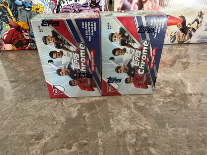 2022 Topps Chrome MLS Soccer Blaster Box - Lot of 2