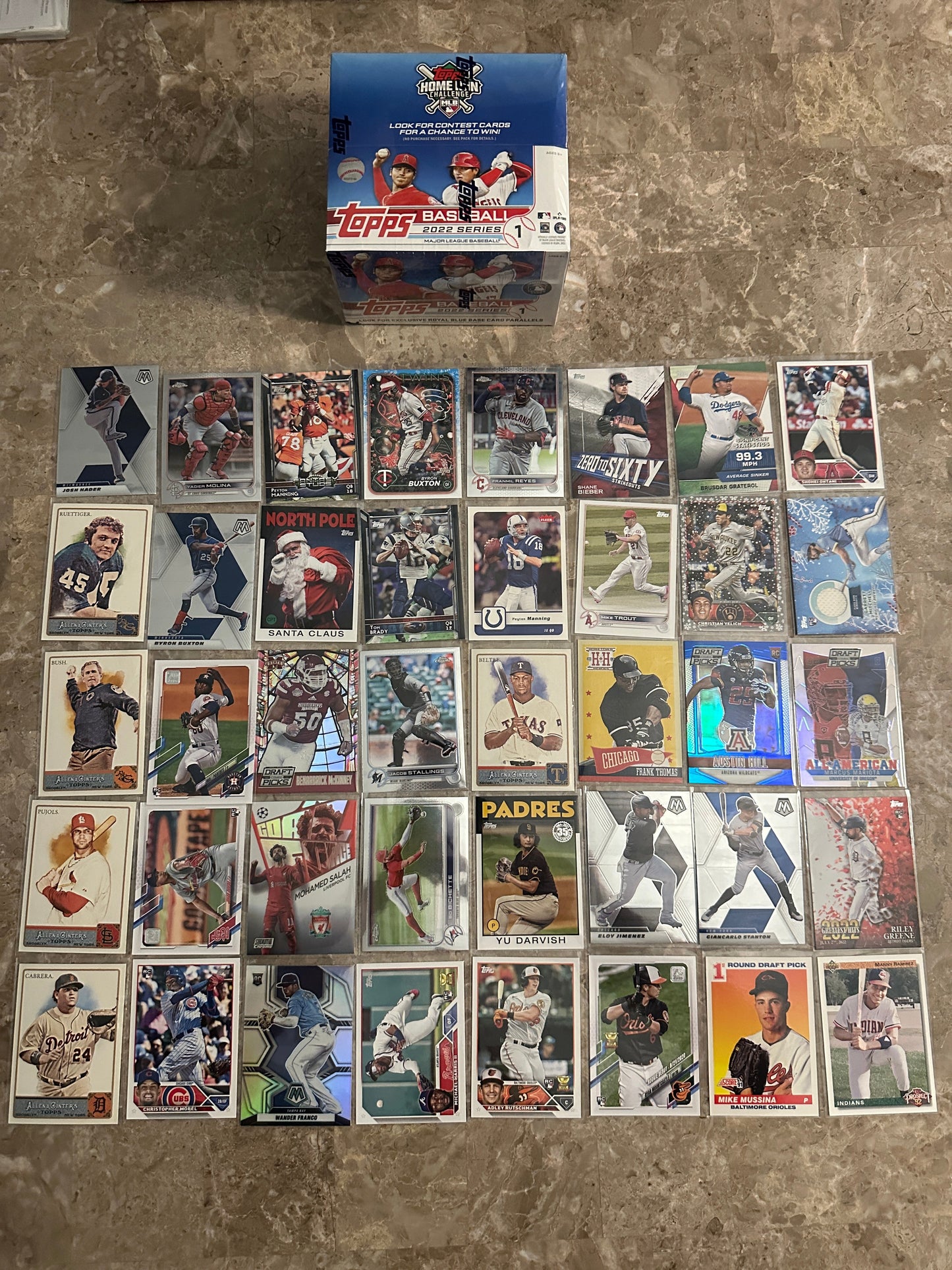 2022 Topps Series 1 Baseball Sealed Retail Box (24 pack) + Bonus 16 Random Cards