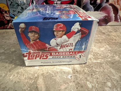 2022 Topps Series 1 Baseball Sealed Retail Box (24 pack) + Bonus 16 Random Cards