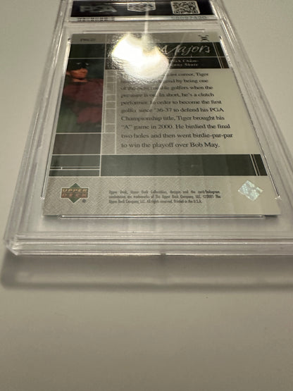 Tiger Woods #TWC25 PSA Graded Mint 9 (2001 Upper Deck Woods Collection)