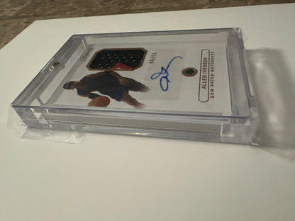 2024 Keepsake Edition ALLEN IVERSON Gem Jersey Patch Auto # /75