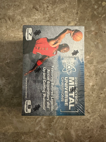2021 Skybox Metal Universe Champions Blaster Box