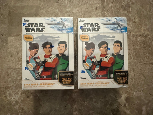 2019 Topps Star Wars: Resistance Blaster Box (2 Box Lot)
