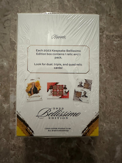 2023 Keepsake Bellissimo Edition Factory Sealed Hobby Box
