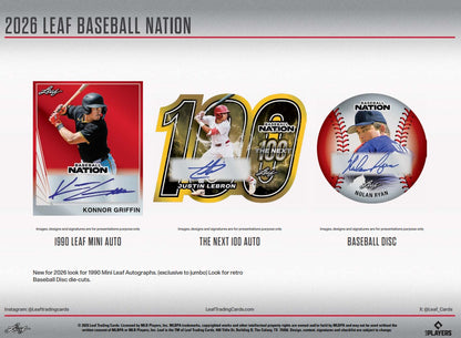 2026 Leaf Baseball Nation Hobby Box Presale (May TBD)