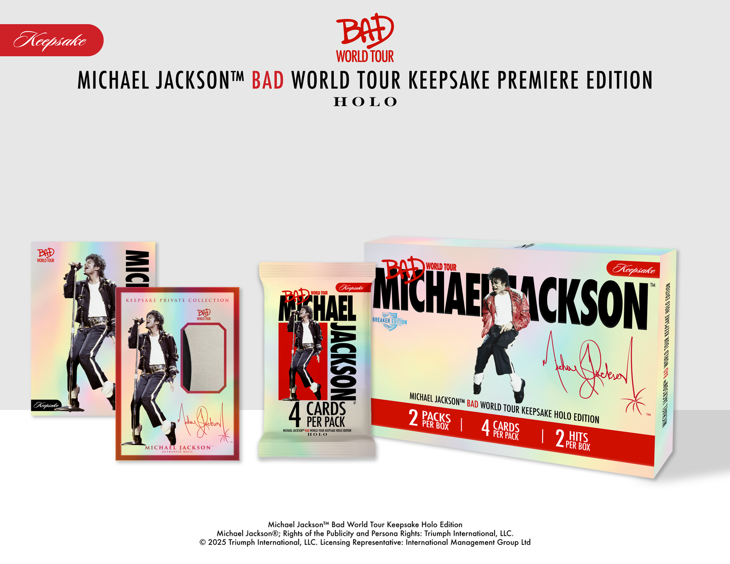Keepsake: Michael Jackson Bad World Tour HOLO Breaker Box (2026)