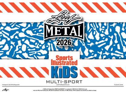 2026 Leaf Sports Illustrated For Kids Multi-Sport Hobby Box