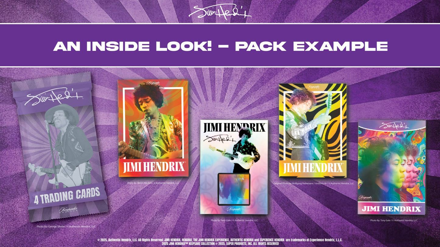 Jimi Hendrix Keepsake Premiere Collectors Edition Box - Exclusive Lava Parallels