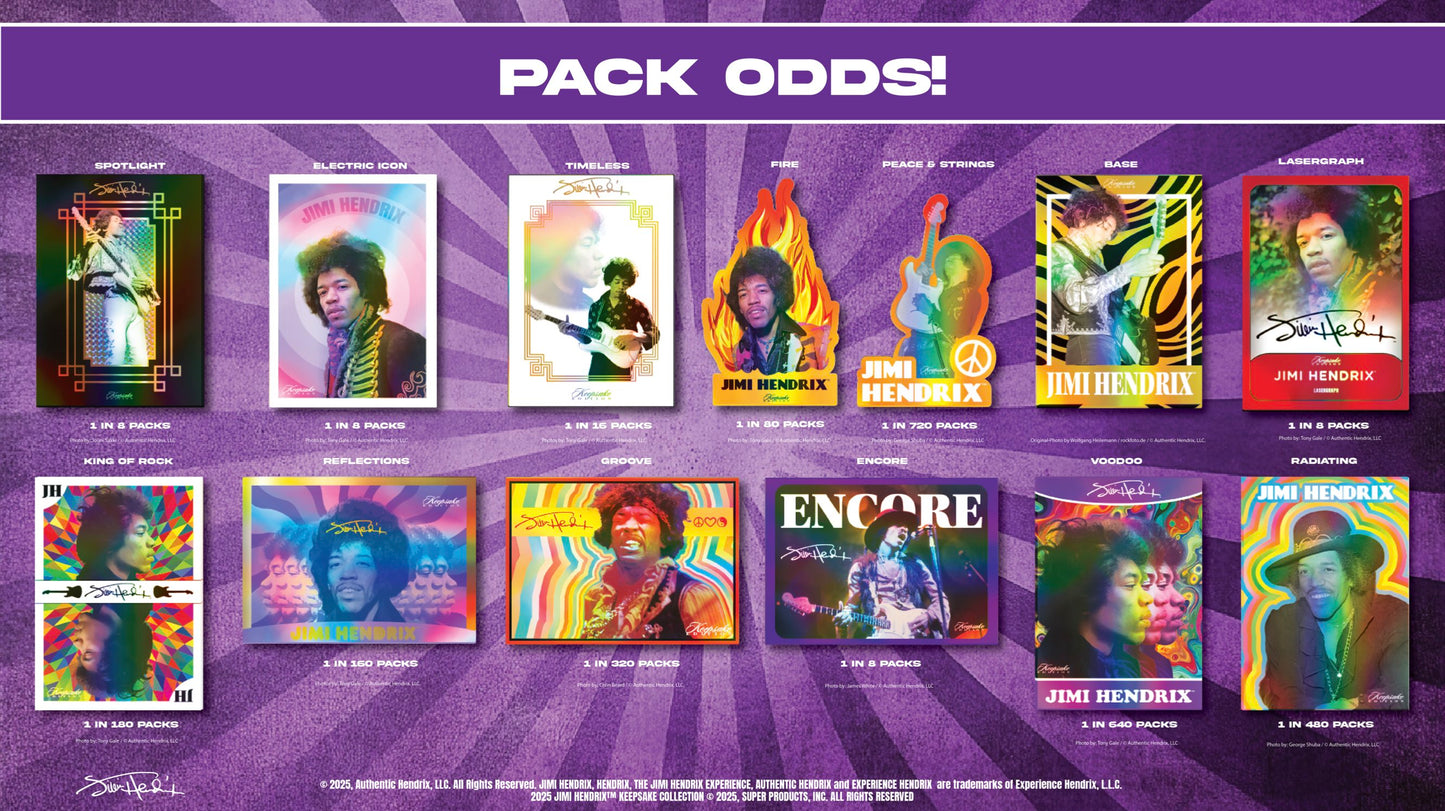 Jimi Hendrix Keepsake Premiere Collectors Edition Box - Exclusive Lava Parallels