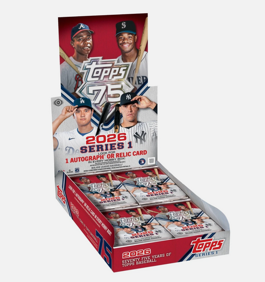 2026 Topps Series 1 S1 Baseball Hobby Box