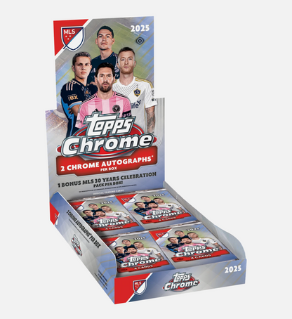 2025 Topps Chrome MLS Hobby Box - In Hand, Sealed