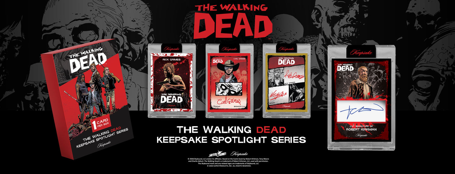 2026 Walking Dead Keepsake Spotlight Series Box - 1 Encased Card