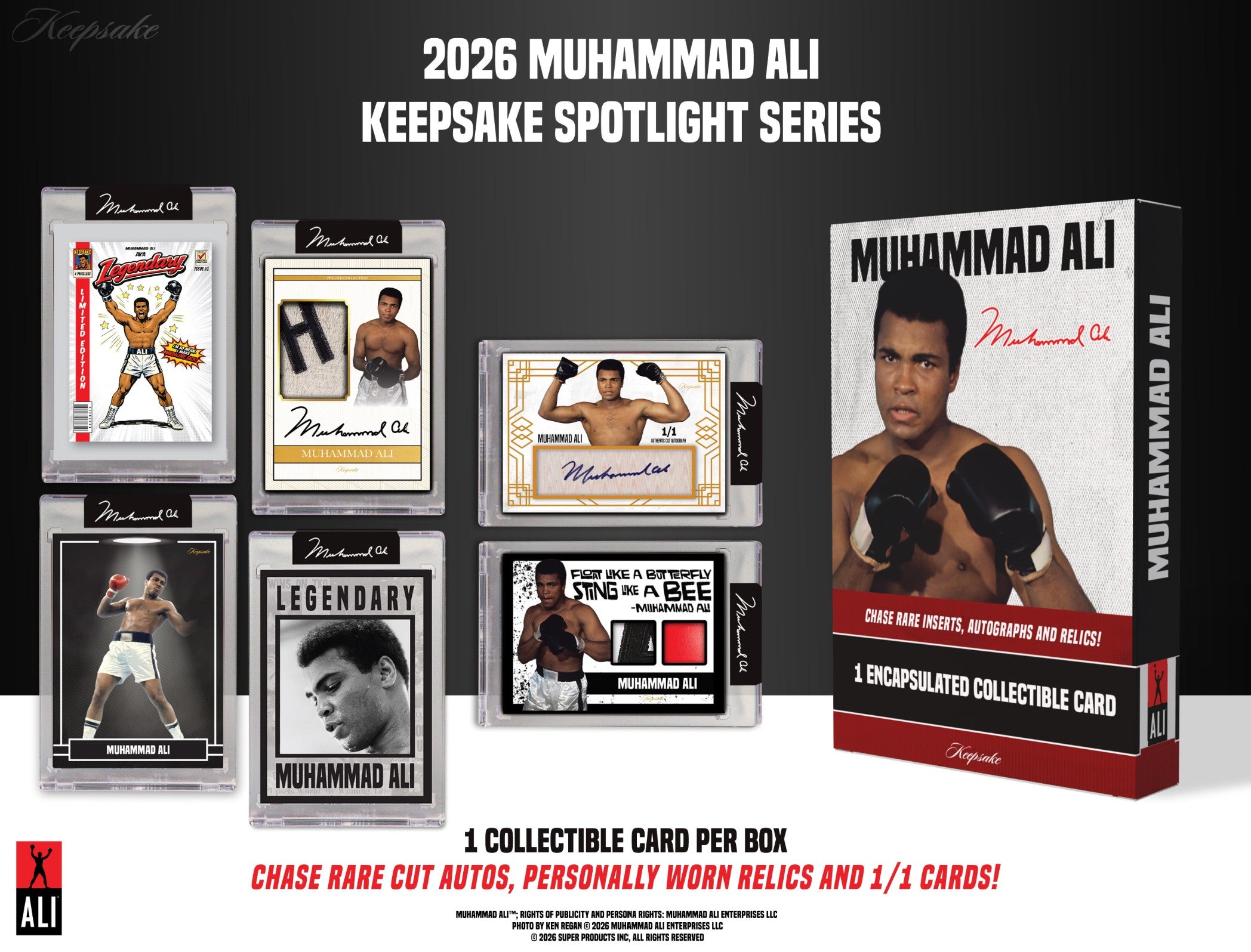 2026 Keepsake Muhammad Ali Spotlight Series Hobby Box – Legacy Comics LLC