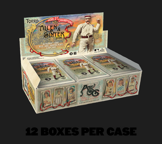 2026 Topps Allen & Ginter Baseball Hobby 12-Box Case