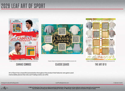 Leaf Art of Sport Hobby 10-Box Case (2026)