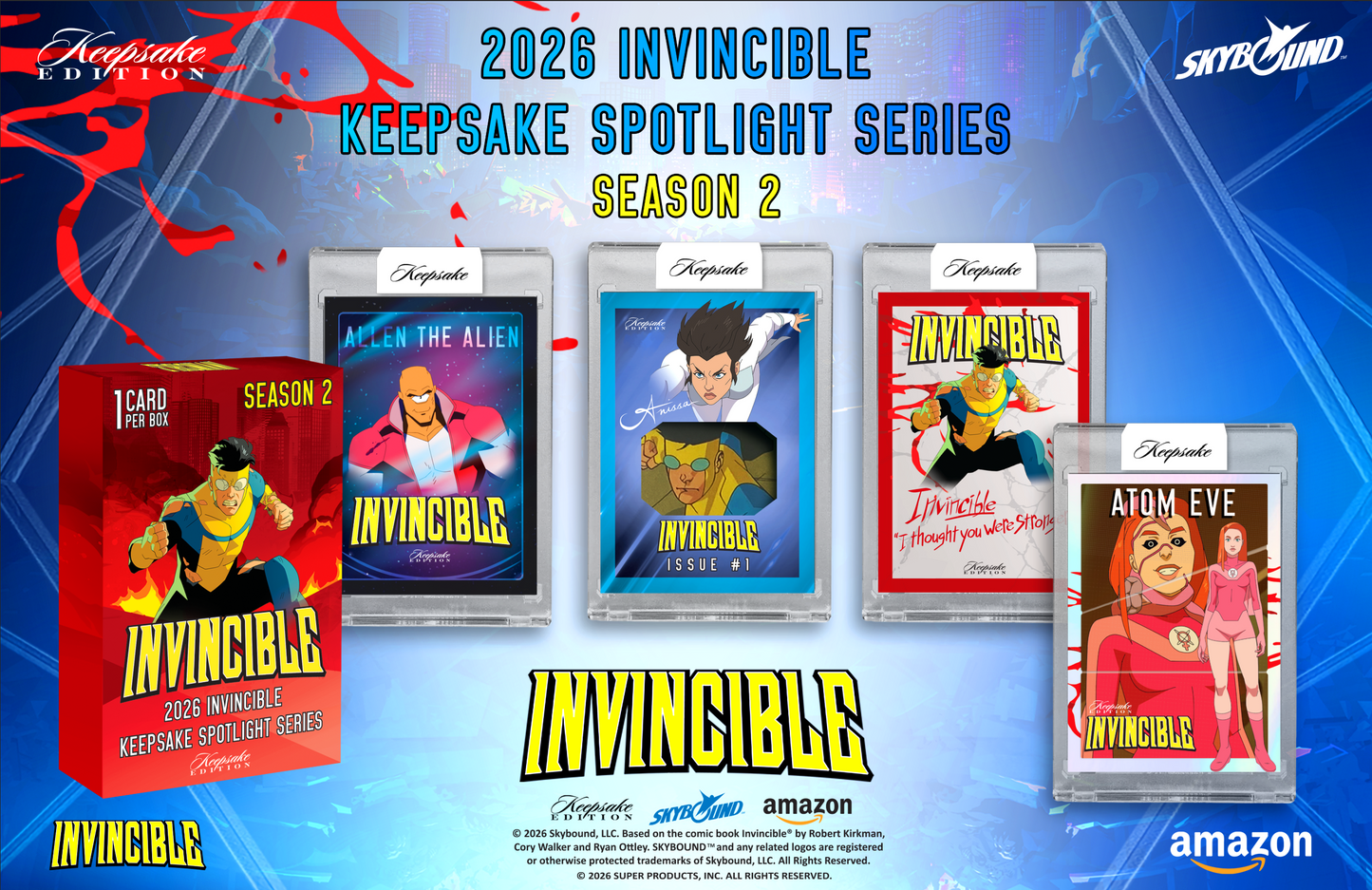 2026 Invincible Season 2 Keepsake Spotlight Series Box