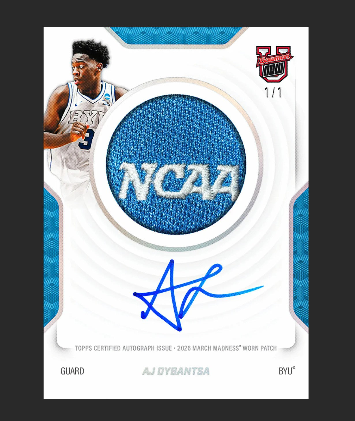 Topps Bowman U Now March Madness Hobby Box (2026) - 3 Autos